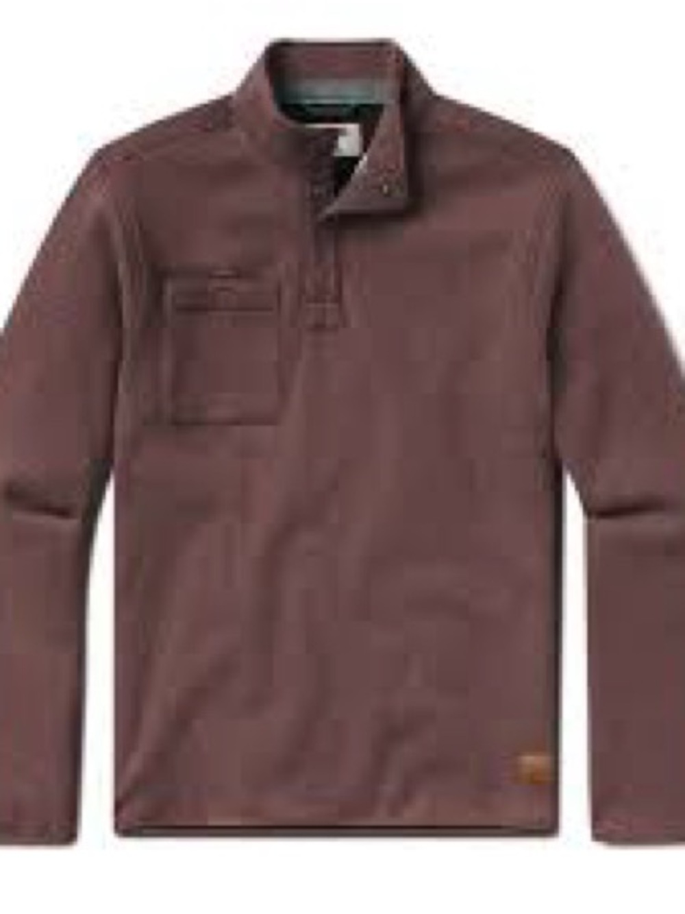 LINKSOUL $150 BANDON QUARTER SNAP LAYER Sweatshirt Huckleberry Large EUC